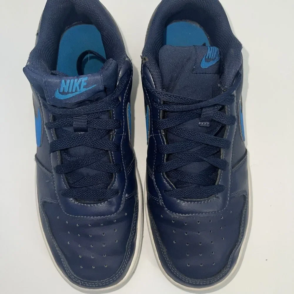 Nike Court Borough Low Navy Youth Shoe BQ5448-408 Size 7Y‎